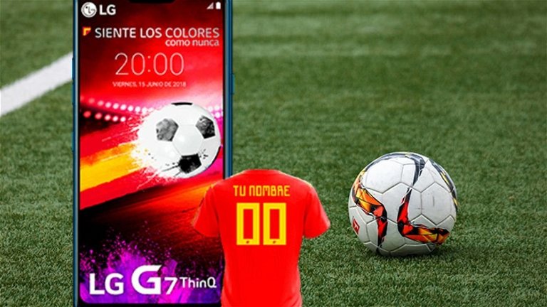 Compra tu LG G7 en Vodafone y llévate gratis una camiseta oficial personalizada