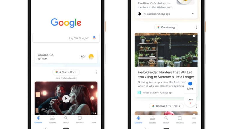 Google Discover es oficial: el feed de Google cambia de nombre y estrena diseño