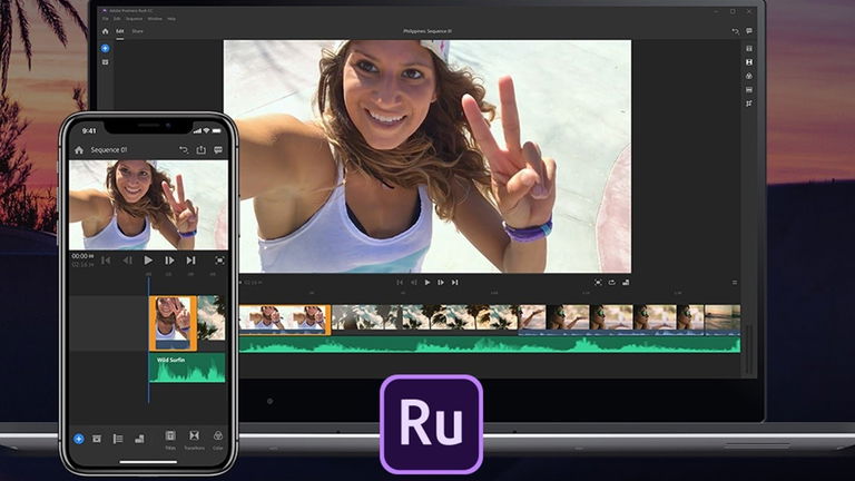 Adobe Premiere Rush, la versión para móviles del conocido editor de vídeo, comienza a llegar a Android