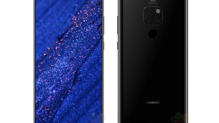 Huawei Mate 20: unos renders desvelan su diseño, características y precio