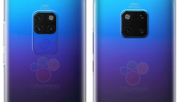Los Huawe Mate 20 y Mate 20 Pro se muestran en imágenes y dejan ver sus diferencias