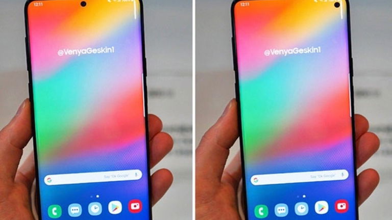 Así luciría el Samsung Galaxy S10 con agujero en pantalla