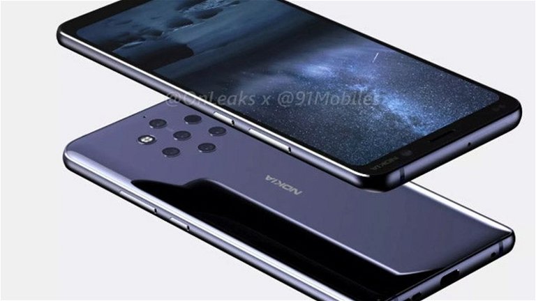 El diseño del Nokia 9 con cinco cámaras se filtra en nuevas imágenes y vídeo