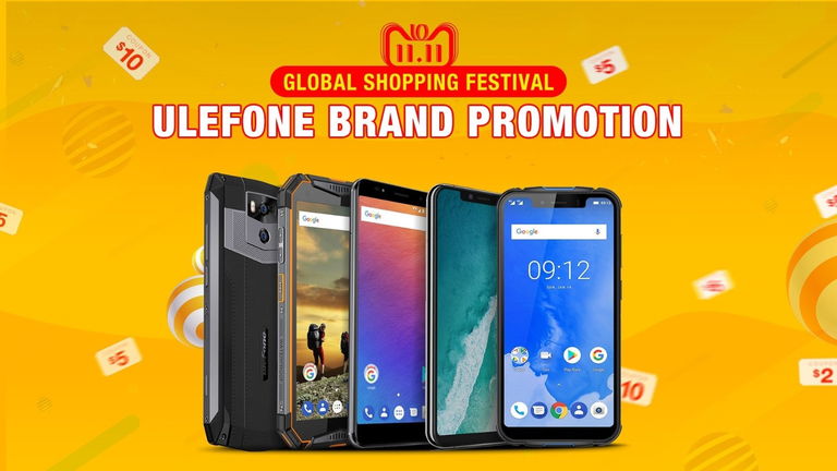 Si necesitas un smartphone, atento a lluvia de ofertas del Ulefone Global Shopping Festival 2018