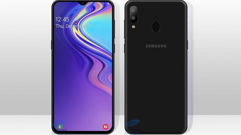 Galaxy M20: 5000mAh, notch de gota y doble cámara