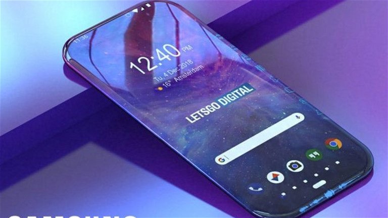 Samsung patenta un teléfono con pantalla en casi todos los lados