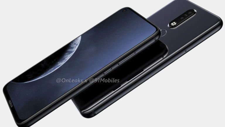Este es el Nokia 8.1 Plus, con agujero en pantalla y doble cámara con lente ZEISS