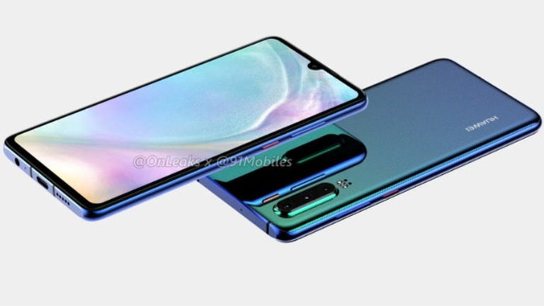 Lector de huellas en pantalla y notch de gota de agua: así serían los Huawei P30 y P30 Pro