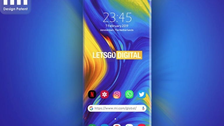 Xiaomi patenta un diseño de smartphone único con los 4 bordes curvos al estilo Edge