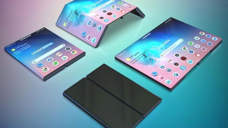 Samsung patenta un teléfono móvil plegable de doble pantalla