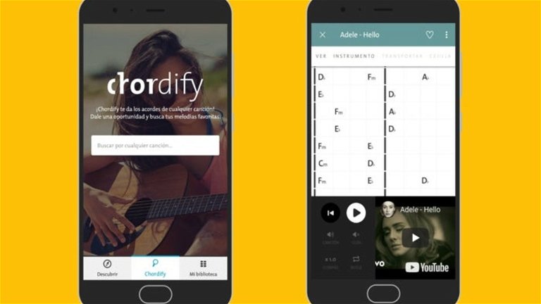 Chordify y 4 apps más para aprender acordes de guitarra con tu móvil