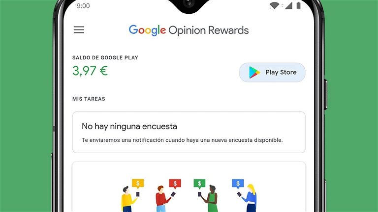 La app de Google que te paga por responder encuestas te avisará si tu crédito va a caducar