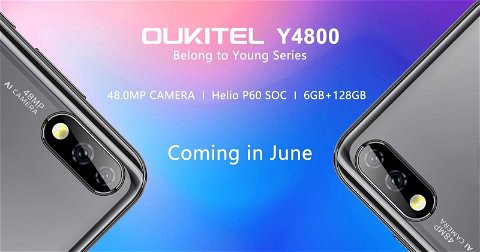 Oukitel Y4800, la serie más joven de Oukitel se presenta con IA y una cámara doble de 48 megapíxeles