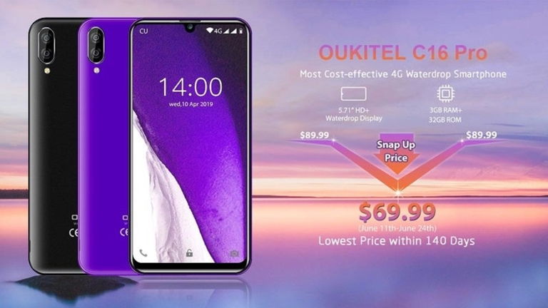 Oukitel C16 Pro, probablemente los 63 euros mejor aprovechados del mercado Android