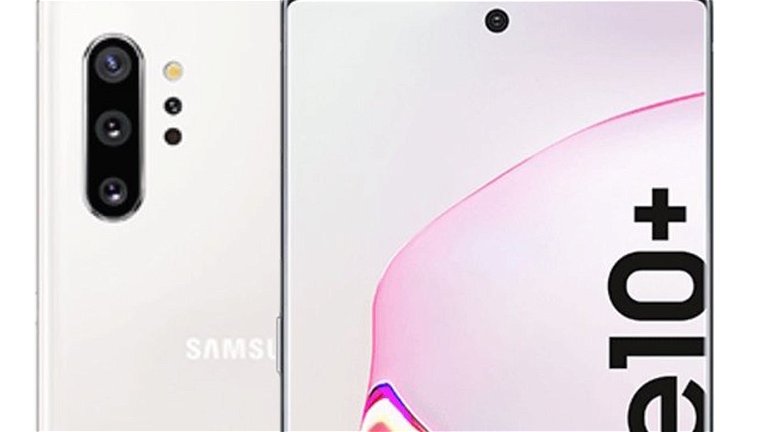 El Galaxy Note 10+ también estará disponible en color blanco, y ya se deja ver en fotos oficiales filtradas