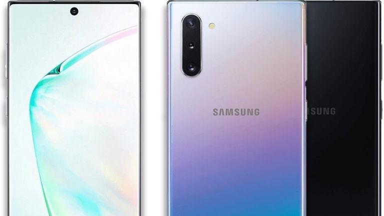 El Samsung Galaxy Note 10 aparece por primera vez en imágenes oficiales