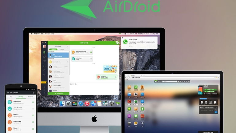 AirDroid para Android, guía completa: cómo sincronizar y utilizar tu móvil desde el ordenador de manera remota