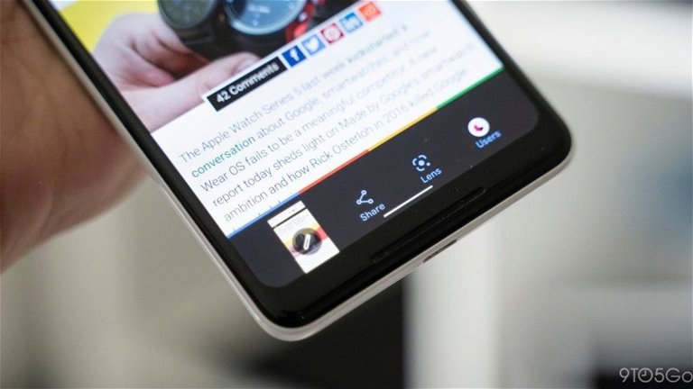 La app Google está probando capturas de pantalla "inteligentes" con integración de Google Lens