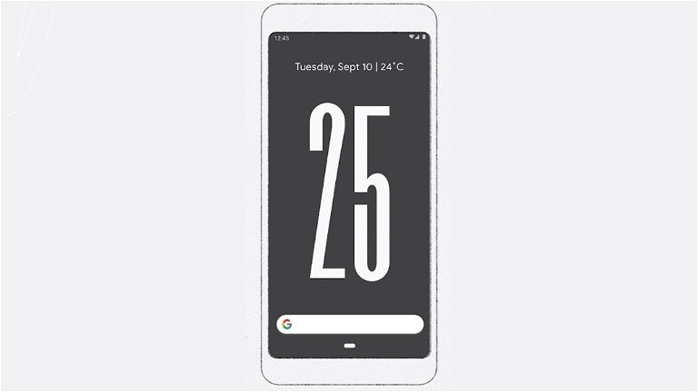 Este wallpaper de Google te dice cuánto usas tu móvil de una forma tan minimalista que tienes que probarlo