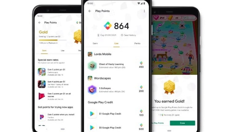 Google inaugura en Estados Unidos los Play Points, una forma de incentivar las compras en la Play Store