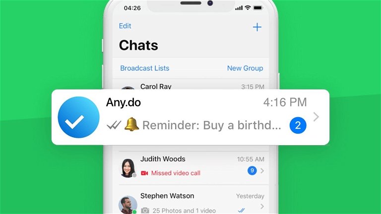Cómo convertir WhatsApp en tu propio asistente: así puedes crear recordatorios y tareas en la app