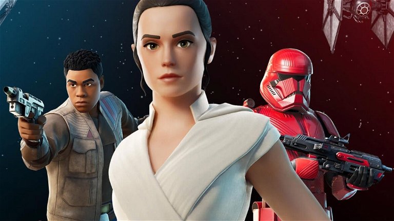 Fortnite ya tiene disponibles las skins de Rey, Finn y Sith Trooper de Star Wars