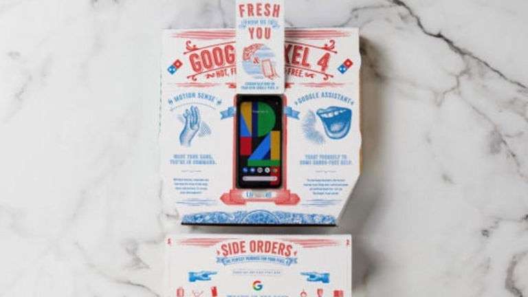 Por qué Google ha estado vendiendo su Pixel 4 junto a pizzas de Domino's