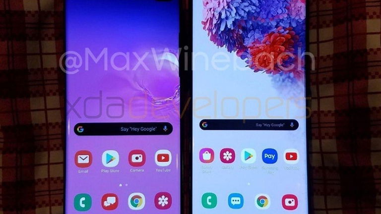 Así queda el nuevo Samsung Galaxy S20+ comparado con el Galaxy S10+ en una foto real y en vídeo