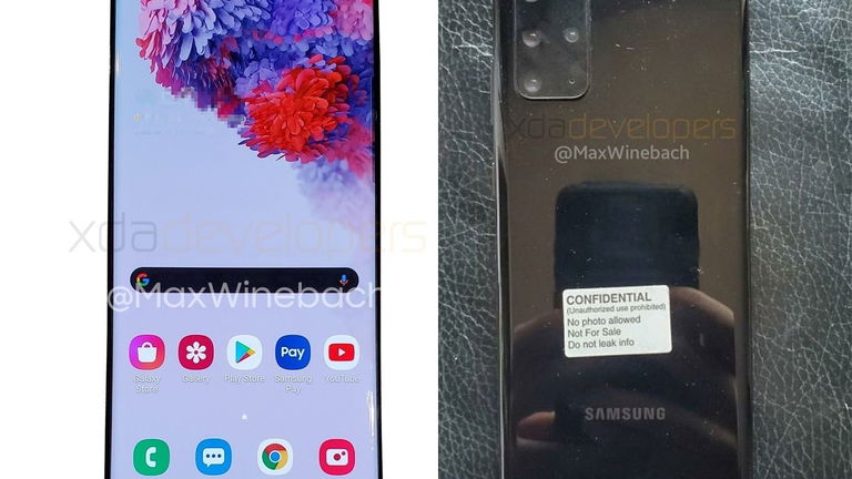 Este es el Samsung Galaxy S20+ 5G: se filtran las primeras fotos reales del dispositivo