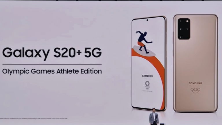 Así es la edición exclusiva del Samsung Galaxy S20+ 5G de los Juegos Olímpicos de Tokio 2020