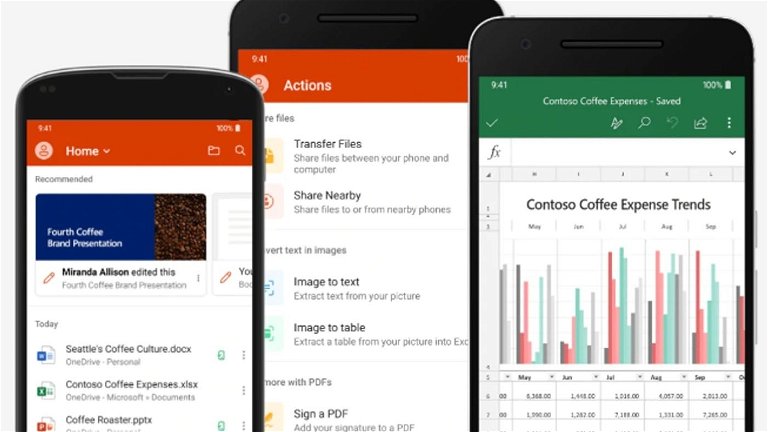 Microsoft tiene una nueva app que une Word, PowerPoint y Excel en Android