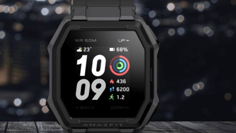 El nuevo Amazfit Ares es un smartwatch deportivo con aspecto ultrarresistente de menos de 100 euros
