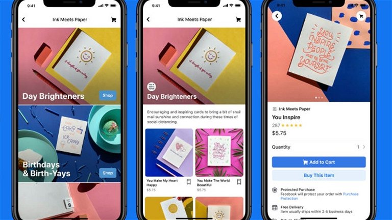 Facebook lanza Shops, una nueva forma de comprar más y mejor en la red social