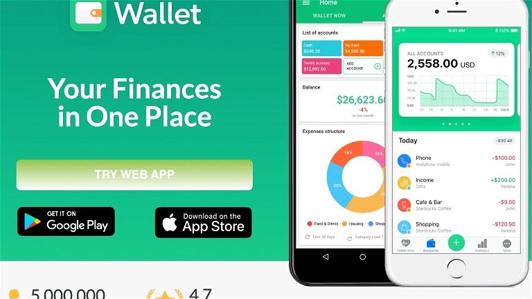Así es Wallet, la aplicación que te convertirá en un experto de las finanzas personales