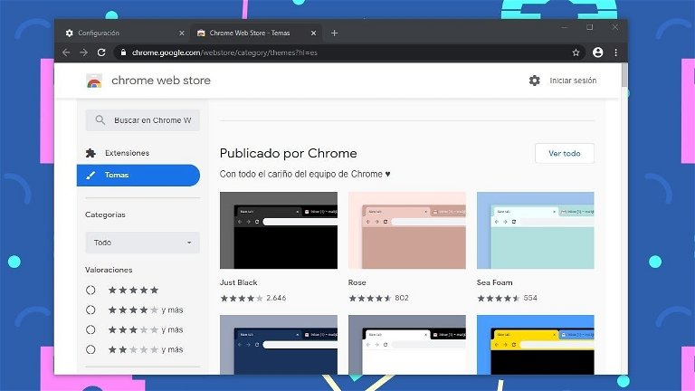 Cómo cambiar el tema de Google Chrome, y selección de mejores temas