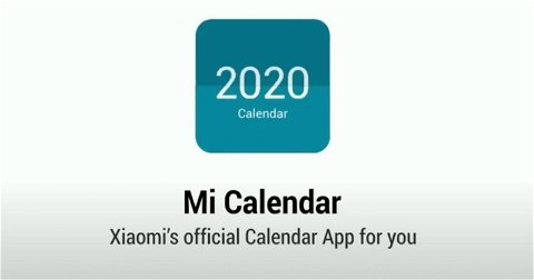 Ya puedes usar la app de Calendario de Xiaomi aunque no tengas un Xiaomi