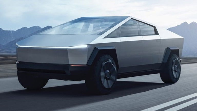 ¿Te acuerdas de la Cybertruck de Tesla? Pues existe un ridículo móvil inspirado en ella