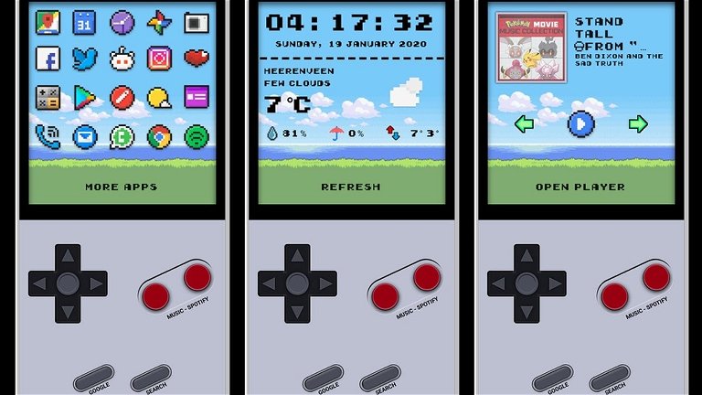 Haz que tu Android parezca una GameBoy con estos iconos y fonda de pantalla