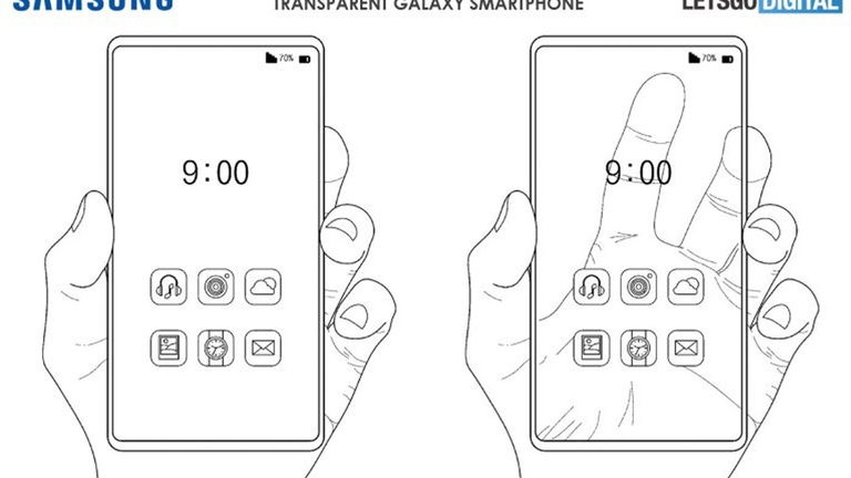 Samsung acaba de patentar el móvil transparente