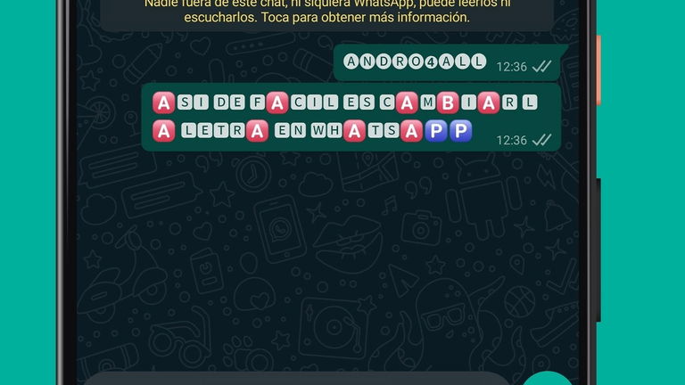 El mejor truco que existe para cambiar la letra en WhatsApp fácil y rápido
