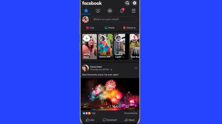 Cómo activar el modo oscuro en la app de Facebook