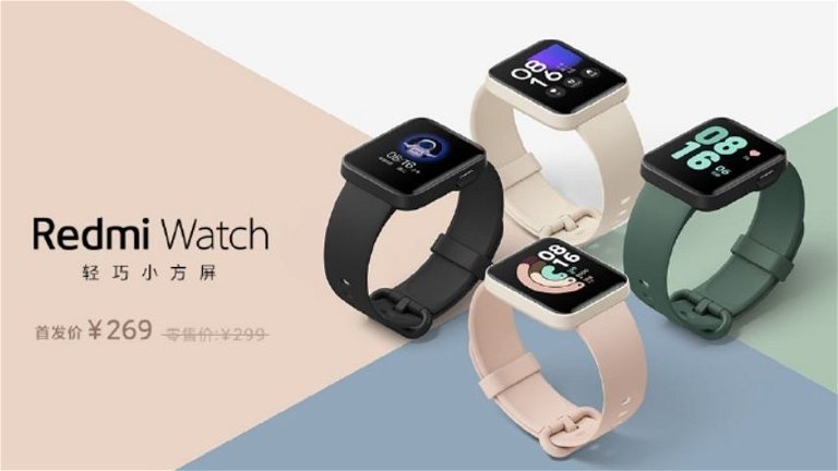Nuevo Redmi Watch, el smartwatch ultrabarato de Xiaomi que solo cuesta 35 euros
