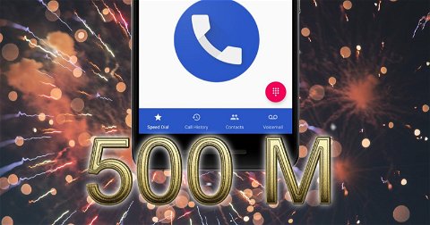 La aplicación de teléfono de Google alcanza los 500 millones de descargas