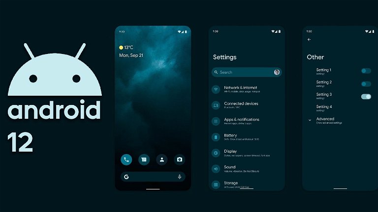 Las novedades de Android 12, al descubierto: nuevo diseño, modo a una mano y más