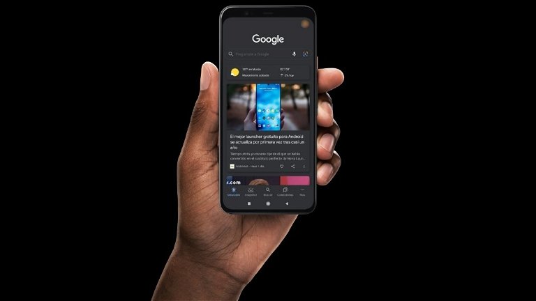 Cómo activar el modo oscuro en la app de Google