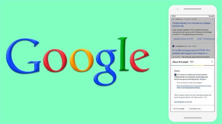 Google añade una nueva función al buscador para saber si una web es de fiar