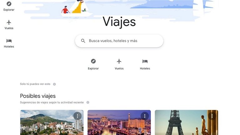 Google quiere que viajes y añade más opciones de reserva a la búsqueda de hoteles