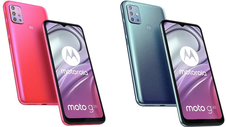 Motorola Moto G20, un móvil barato de diseño llamativo con una gran batería