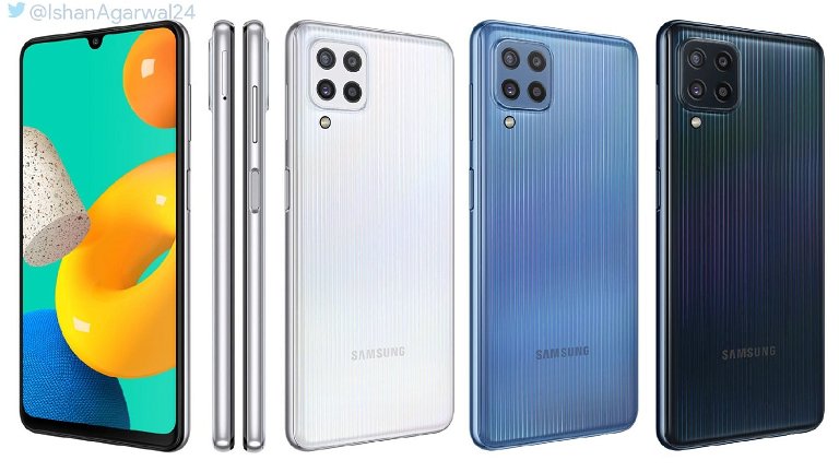 Así será el Samsung Galaxy M32, un gama media con pantalla AMOLED y una batería inmensa