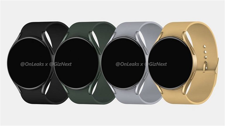 El diseño del Samsung Galaxy Watch4 con WearOS se filtra en renders de alta calidad